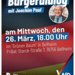 AfD Bürgerdialog mit Joachim Paul